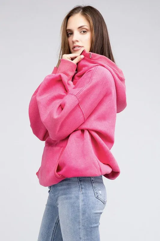 Hannah Elastic Hem Hoodie