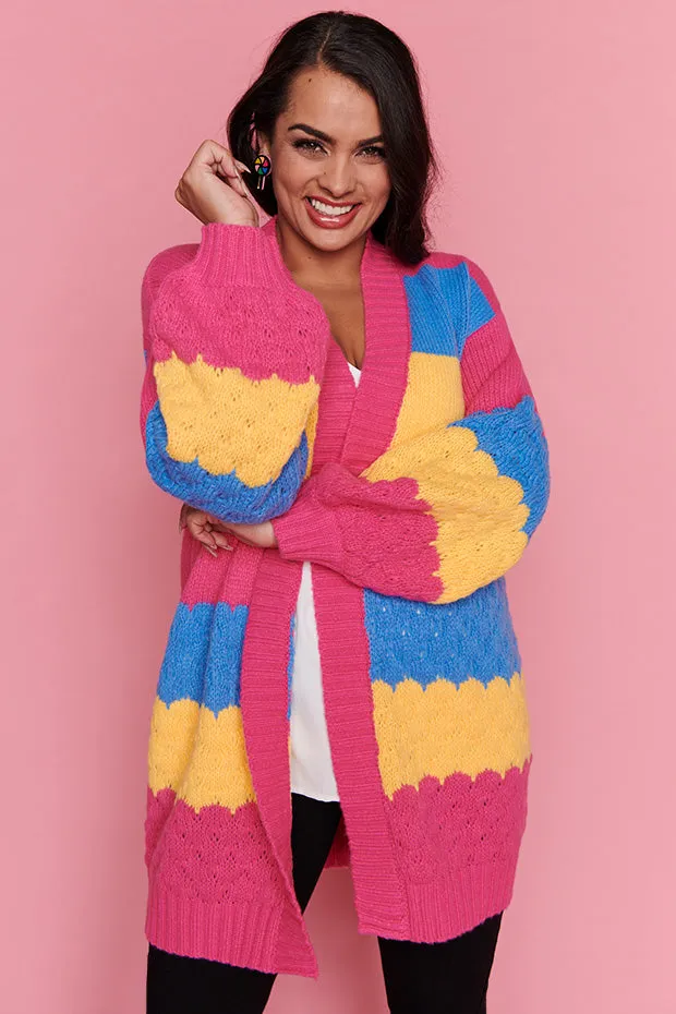 Hattie Colourblock Cardi