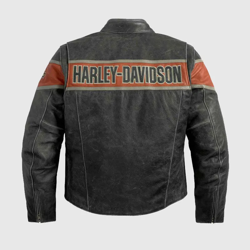 High Quality Harley-Davidson Men's Victory Lane Leather Jacket