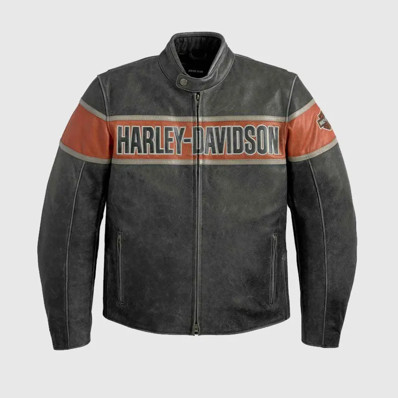 High Quality Harley-Davidson Men's Victory Lane Leather Jacket