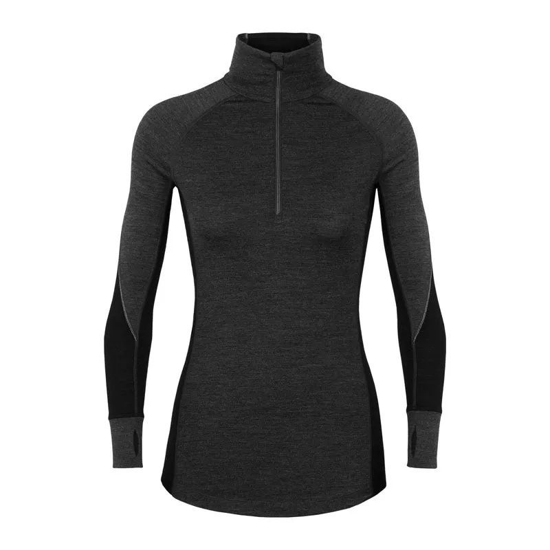 Icebreaker 260 Zone Long Sleeve Half Zip Womens Thermal Top