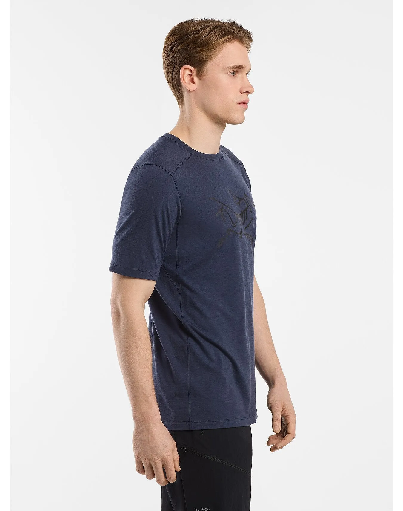 Ionia Merino Wool Logo Shirt SS Men's