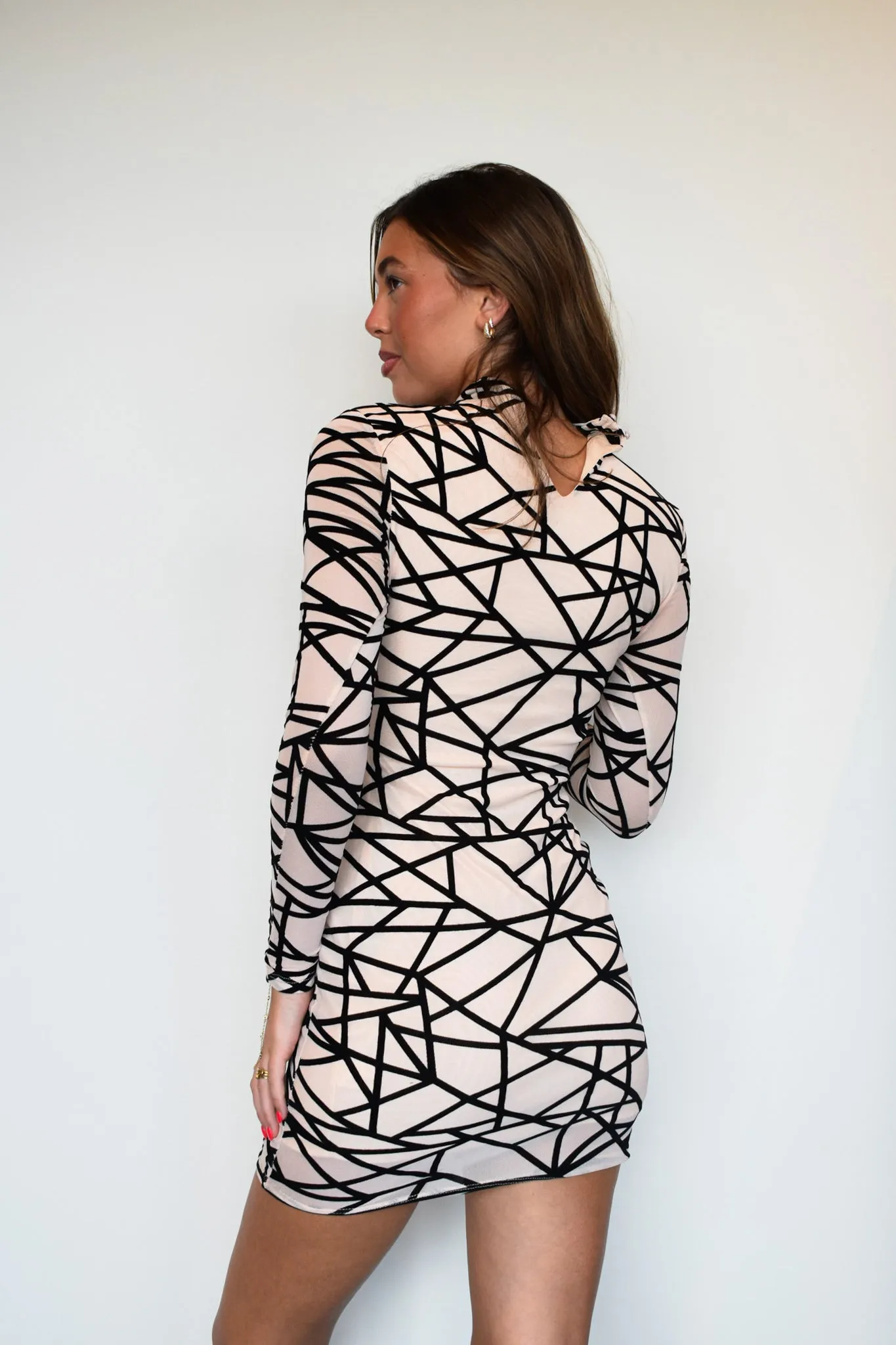 Jacie Geometric Mini Dress