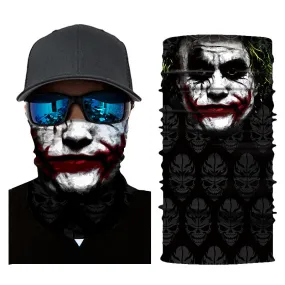 Joker Face Mask - Joker/Clown Gaiter (Balaclava or Face Tube) Mask