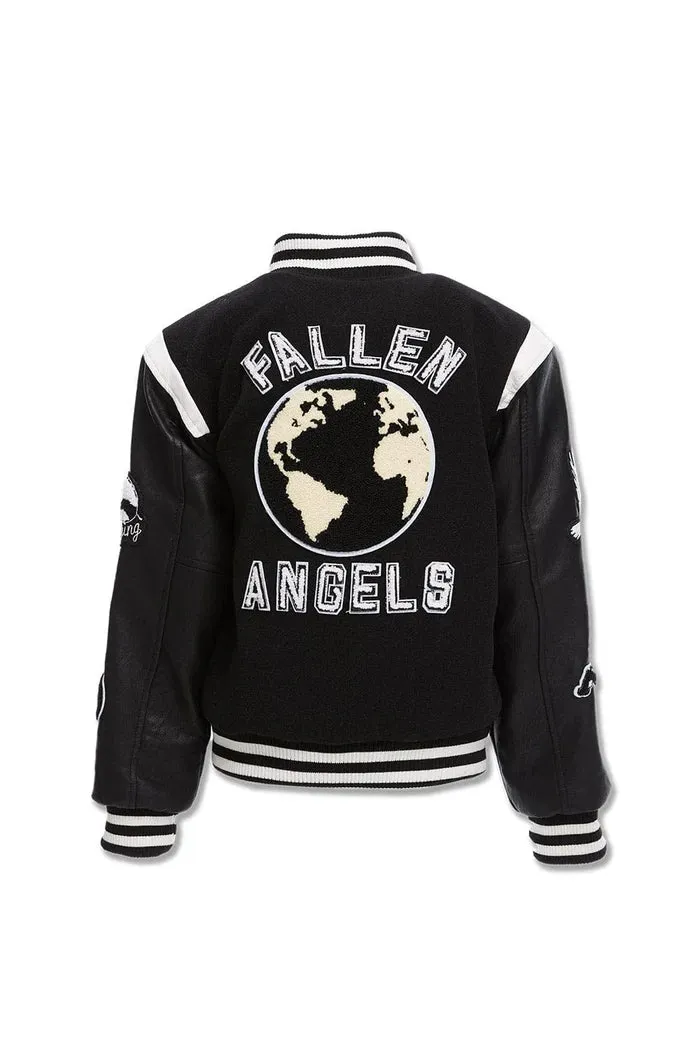 JORDAN CRIAG KIDS FALLEN ANGEL VARSITY JACKET MULTI COLORS