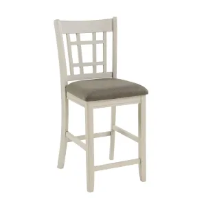 Junipero Beige Counter Height Chair - Set of 2