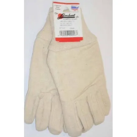 Lambert White Canvas Womens Cadets Gloves