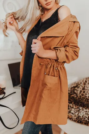 Latte All Day Lightweight Parka in Camel