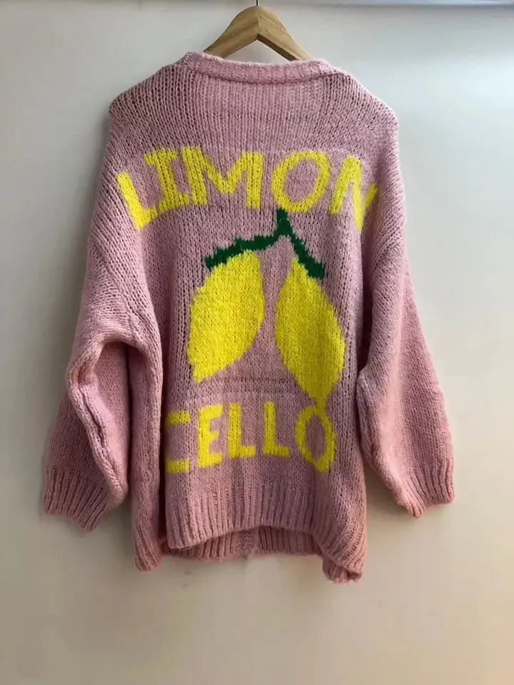 Limoncello Cardigan by Loriane in Black