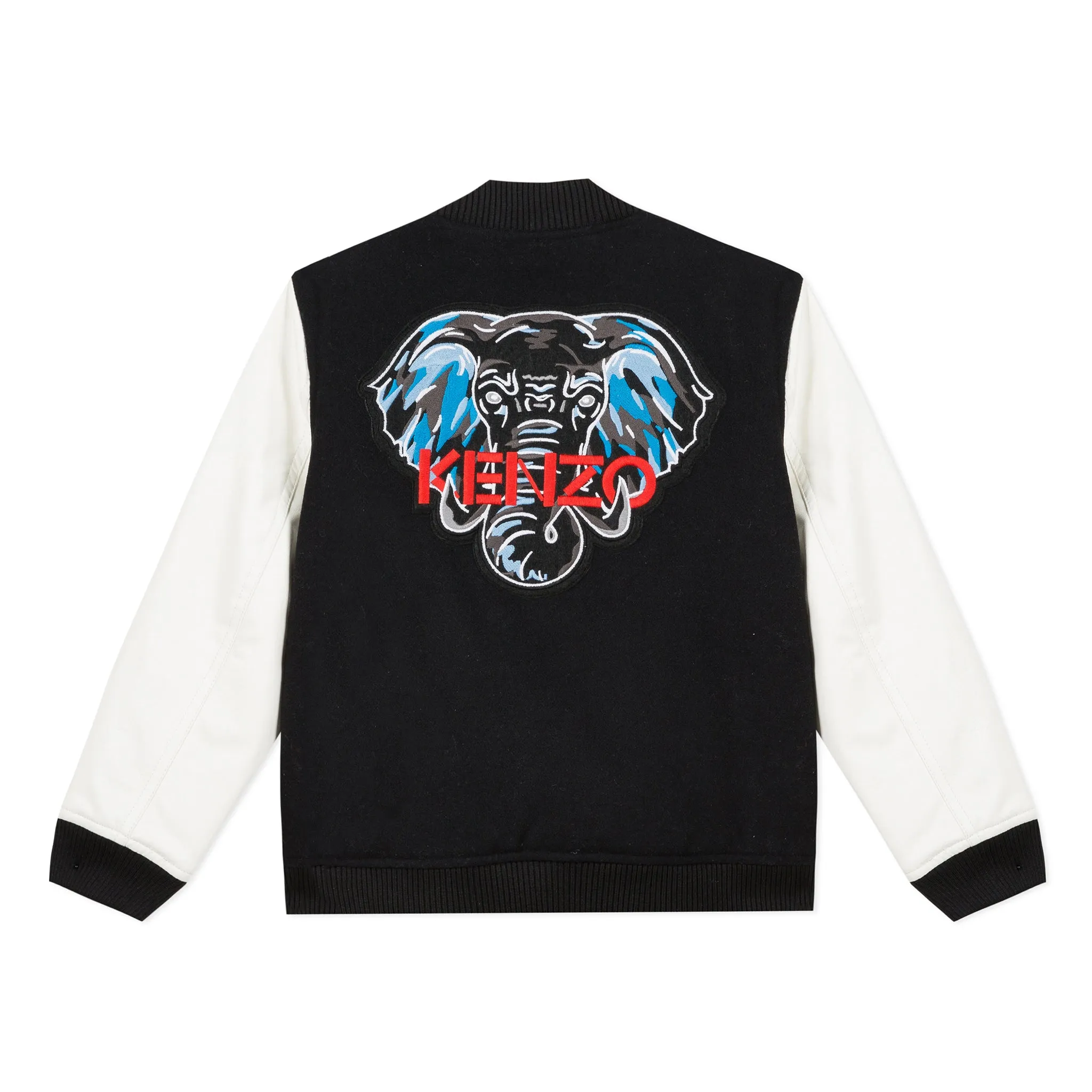 Lion, Leopard, and Elephant Baseball Jacket