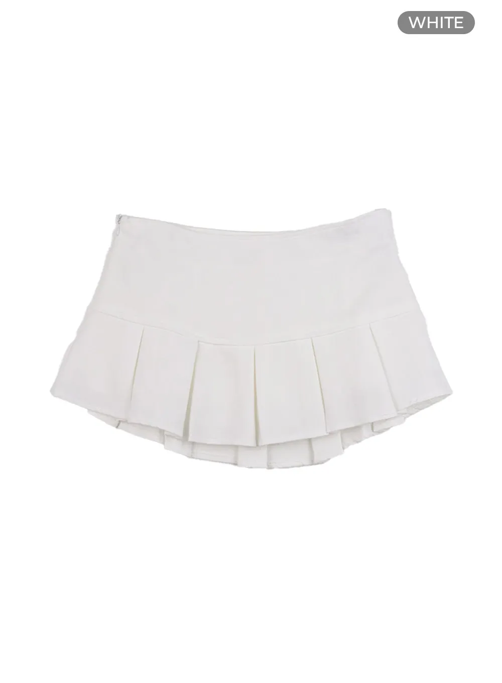 Low Rise Pleated Mini Skirt CO410