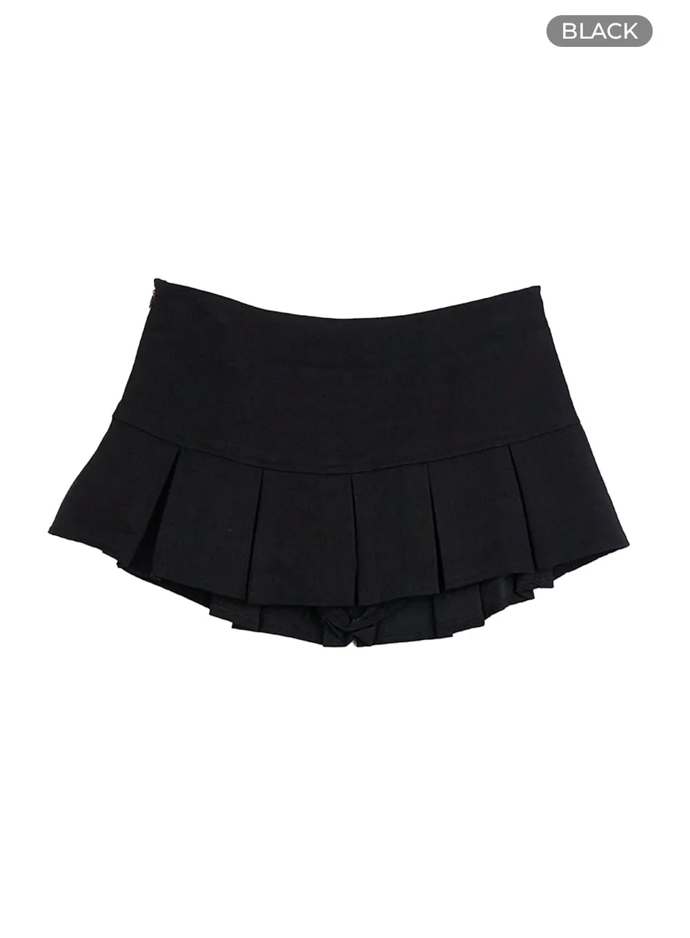 Low Rise Pleated Mini Skirt CO410