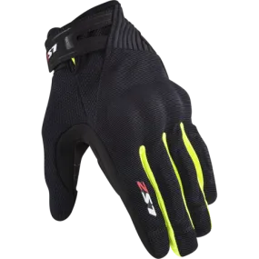 Ls2 Jet 2 Man Gloves Black H-V Yellow