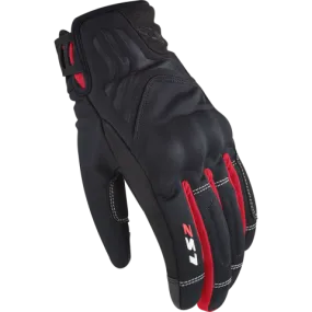 Ls2 Jet 2 Man Gloves Black Red