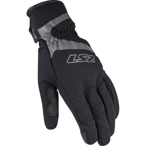 Ls2 Snow Man Gloves Black