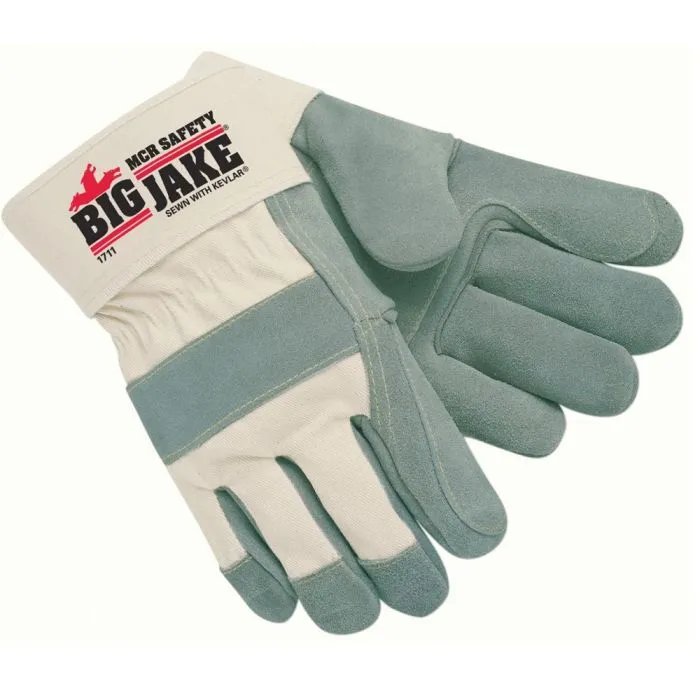 MCR Safety 1711 Big Jake Double Palm Safety Cuff With Kevlar, X-Large, 1 Dozen