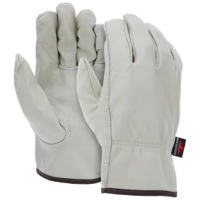 MCR Safety 3211 Select Grain Unlined Cow Leather Drivers Work Gloves with Keystone Thumb, 1 Dozen