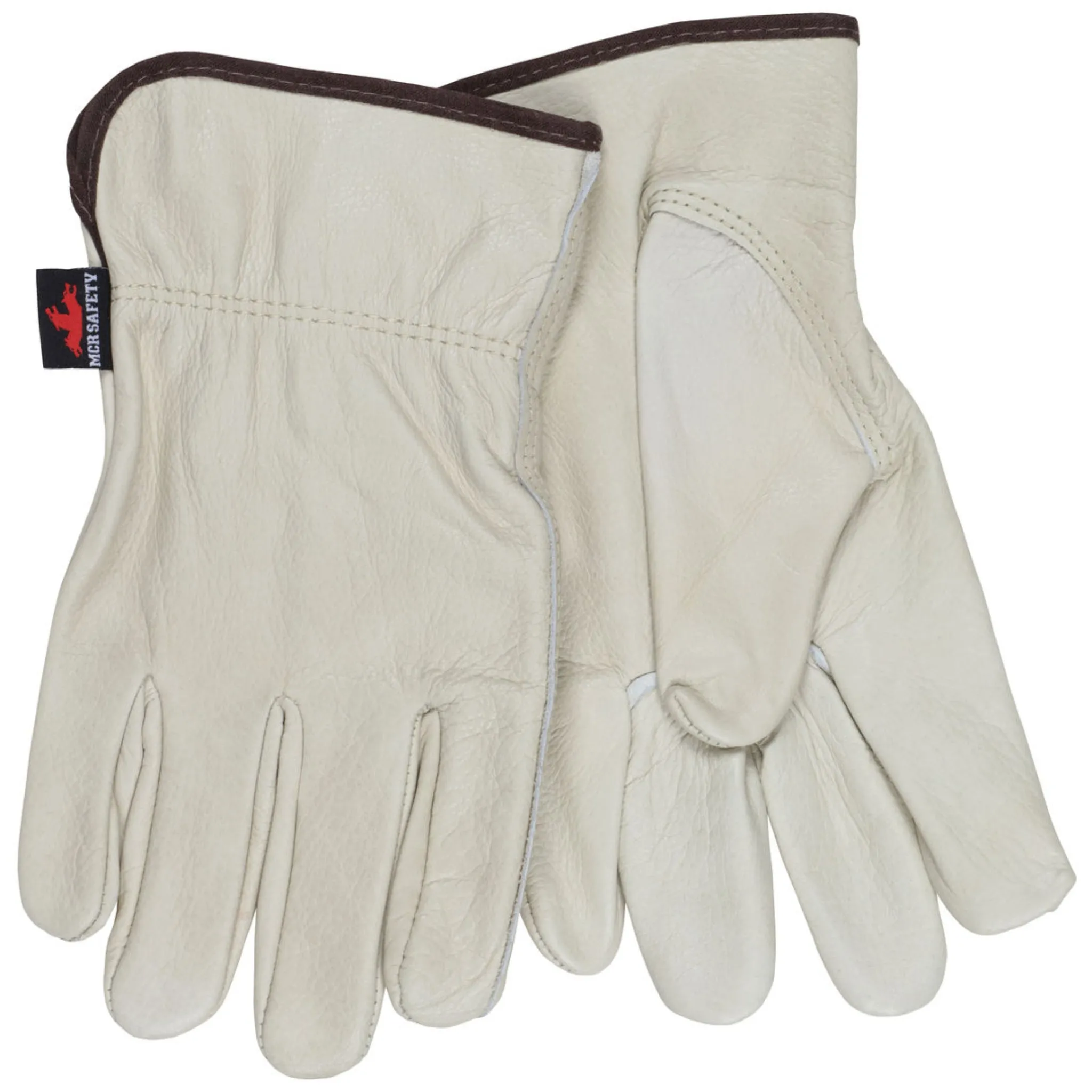 MCR Safety 3211 Select Grain Unlined Cow Leather Drivers Work Gloves with Keystone Thumb, 1 Dozen