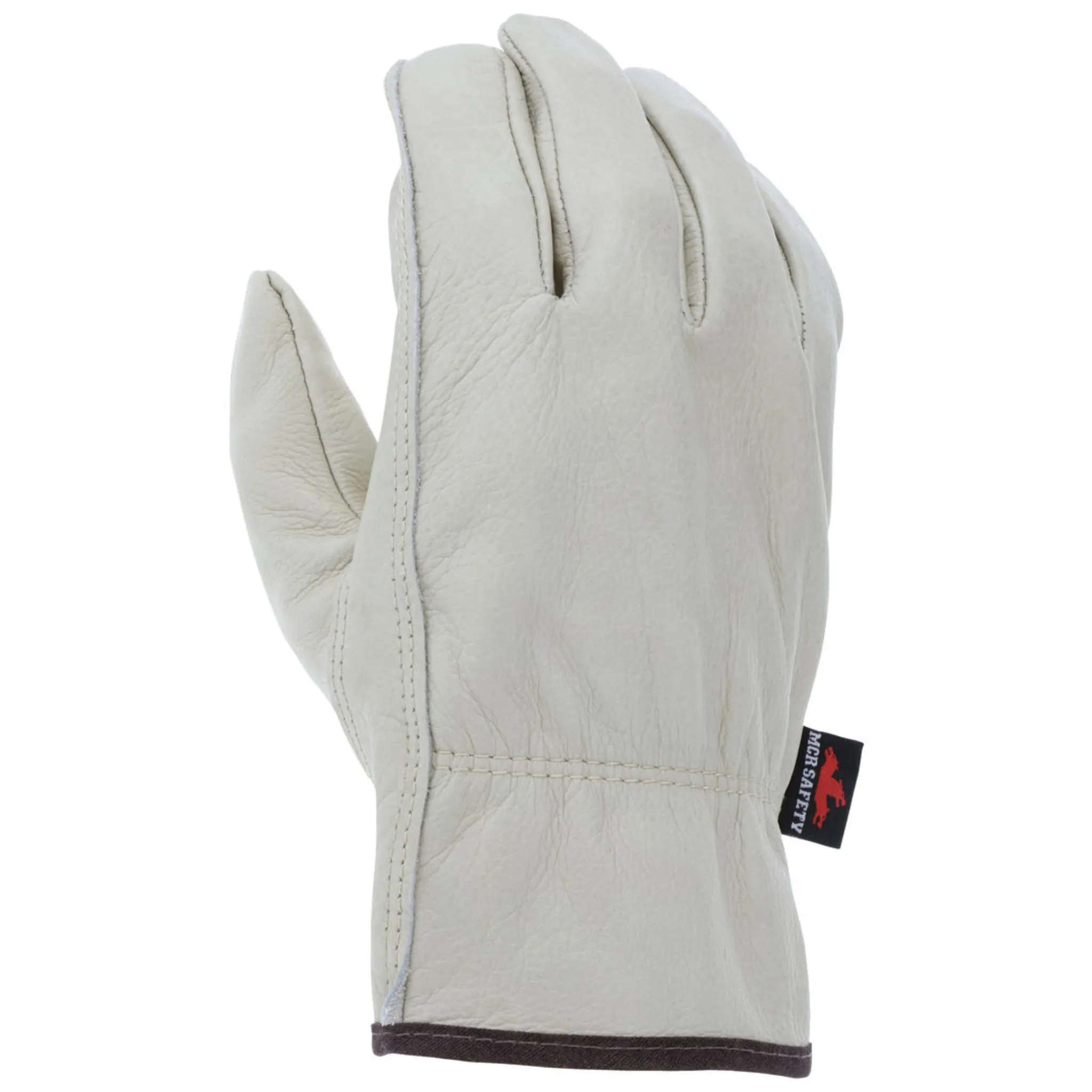 MCR Safety 3211 Select Grain Unlined Cow Leather Drivers Work Gloves with Keystone Thumb, 1 Dozen