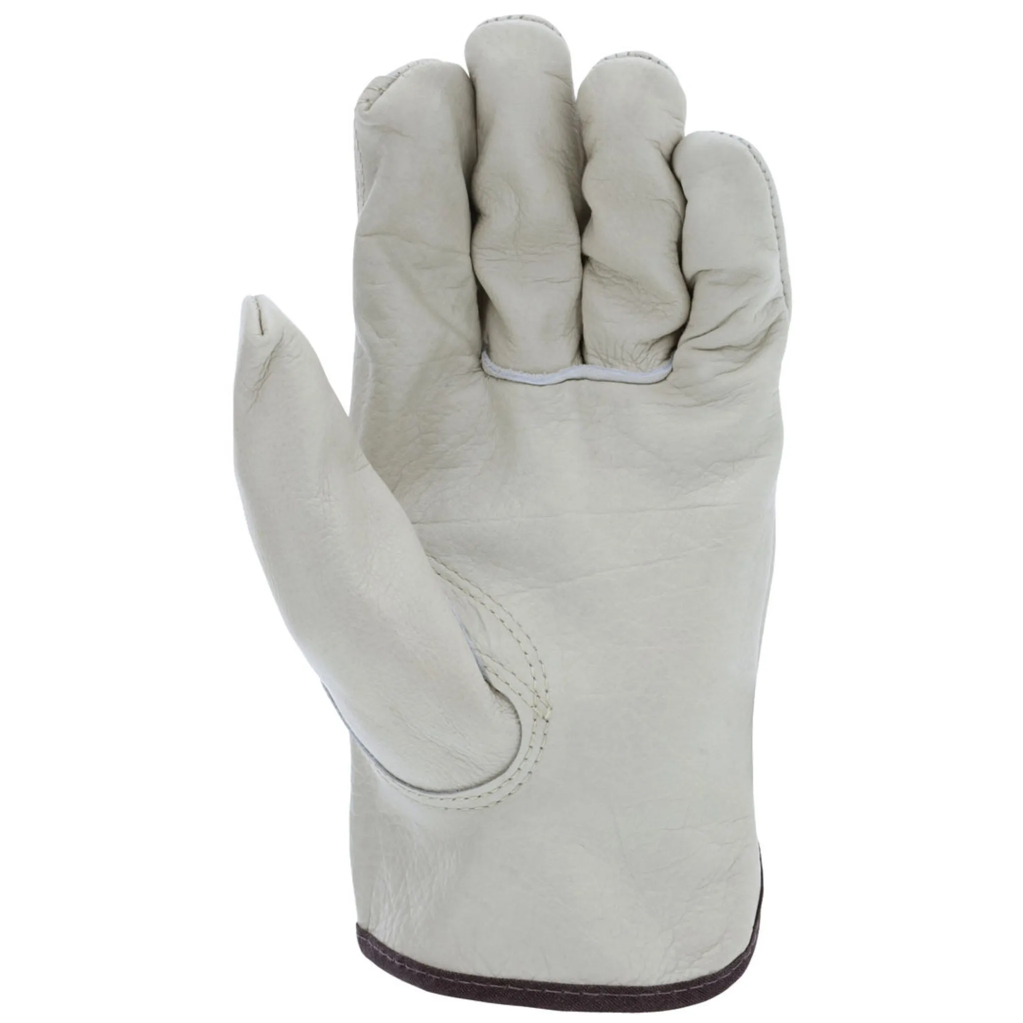 MCR Safety 3211 Select Grain Unlined Cow Leather Drivers Work Gloves with Keystone Thumb, 1 Dozen