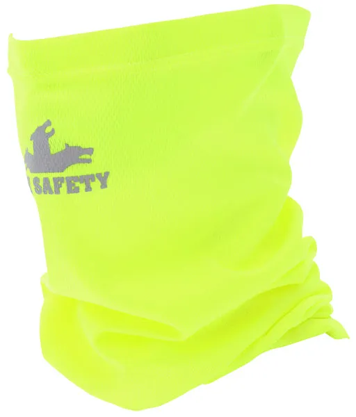 MCR Safety Hi Vis Neck Gaiter, Lime