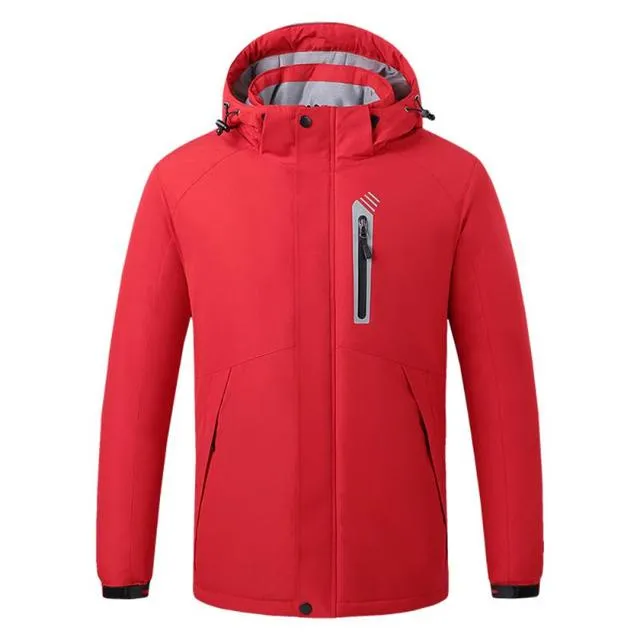 Men and Women's 8 Area Heated Ski Jacket