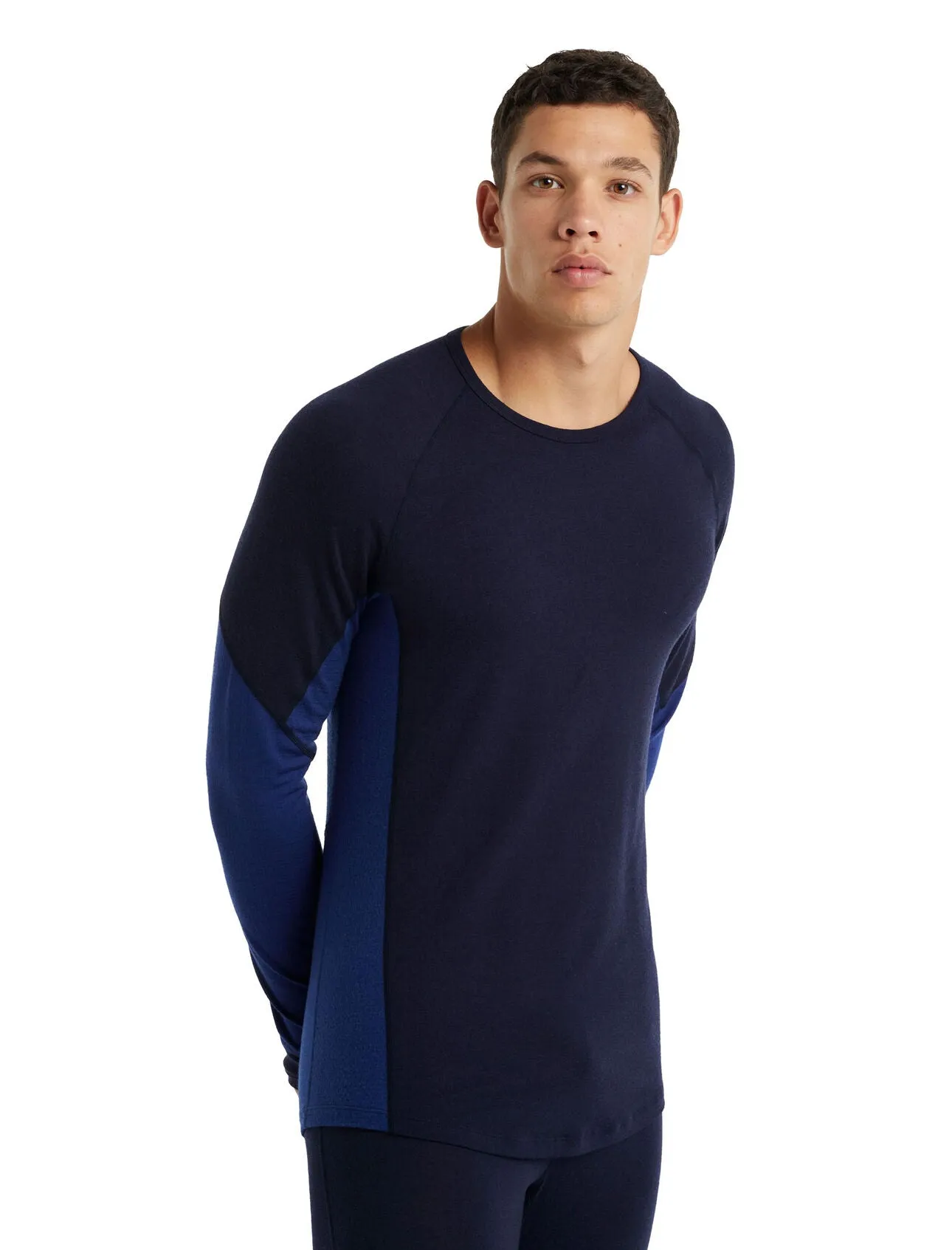 MEN'S 260 ZONE LS HALF ZIP - MIDNIGHT NAVY/ROYAL NAVY