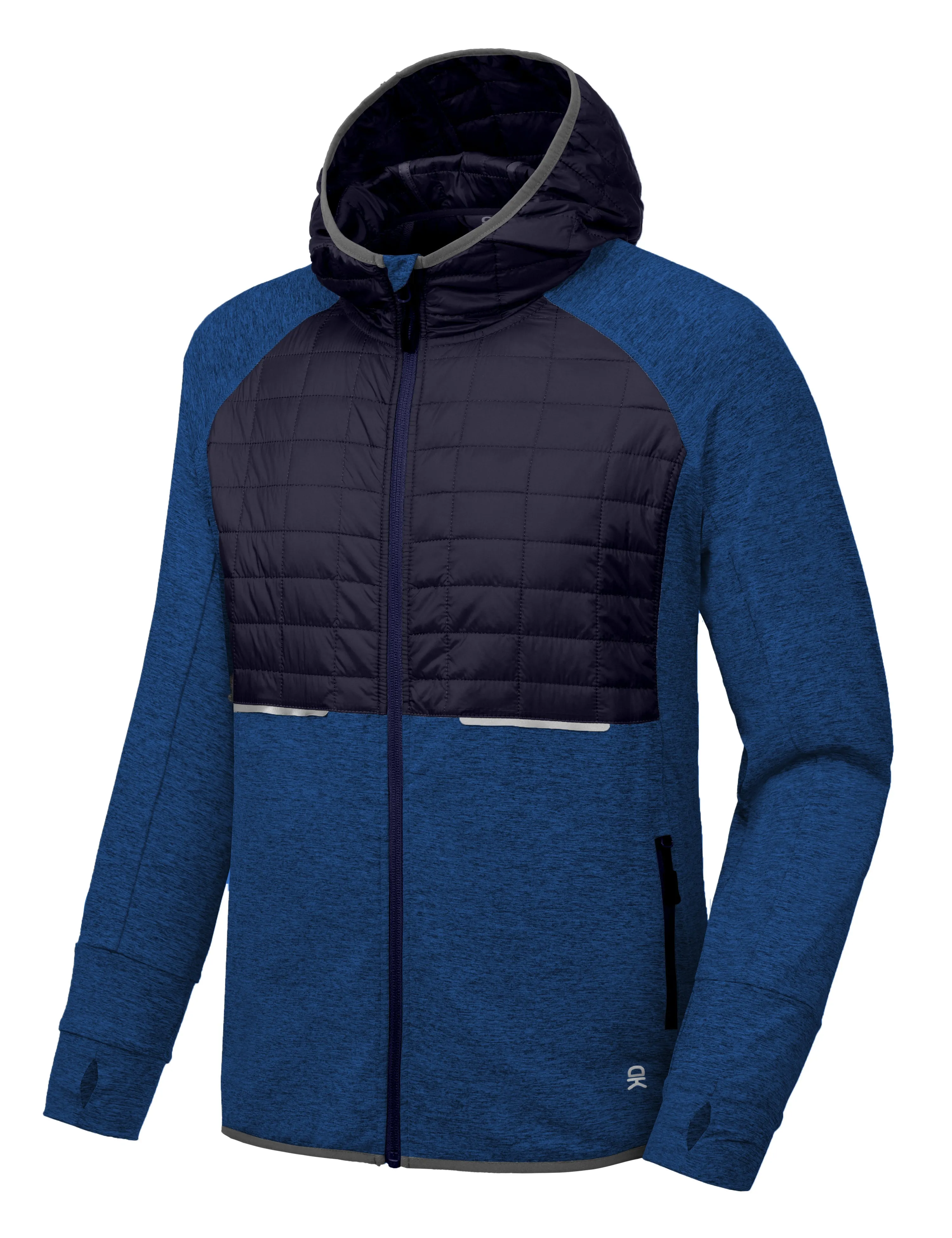 Men's Insulated Running Thermal Hybrid Jacket