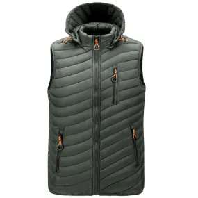 Men's Lightweight Cotton Vest with Hood 64122309L