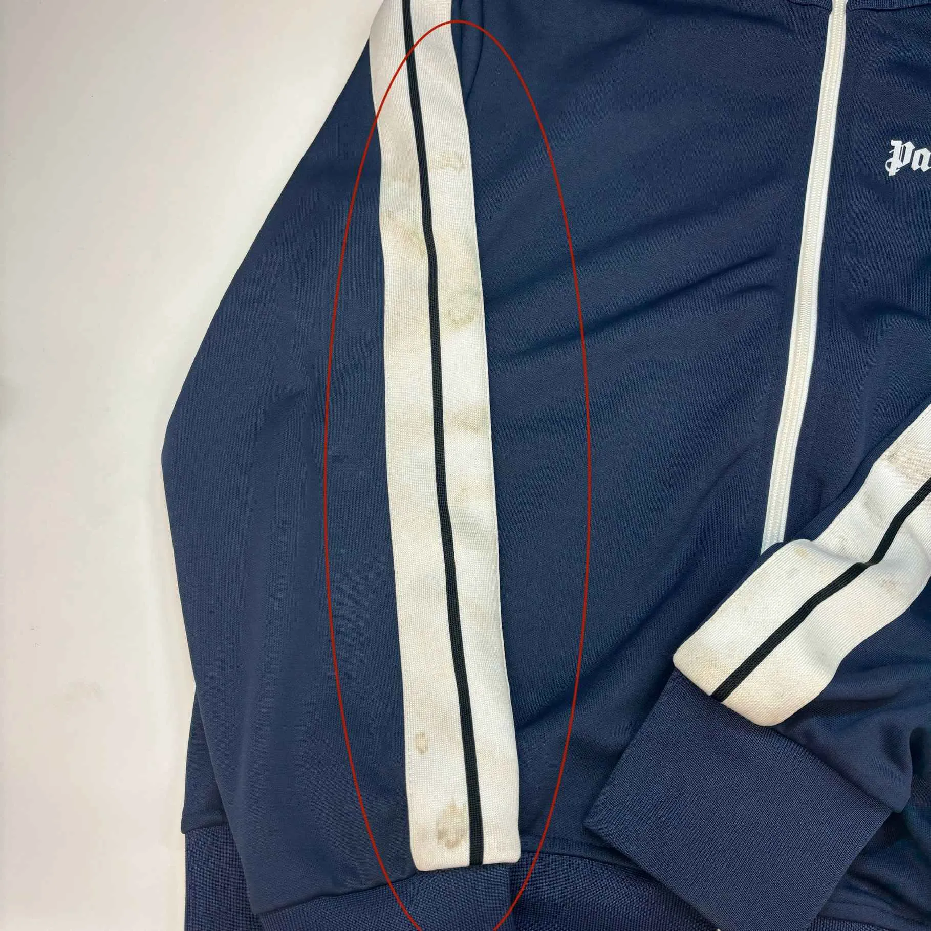 Men's Logo Track Jacket Navy Size M