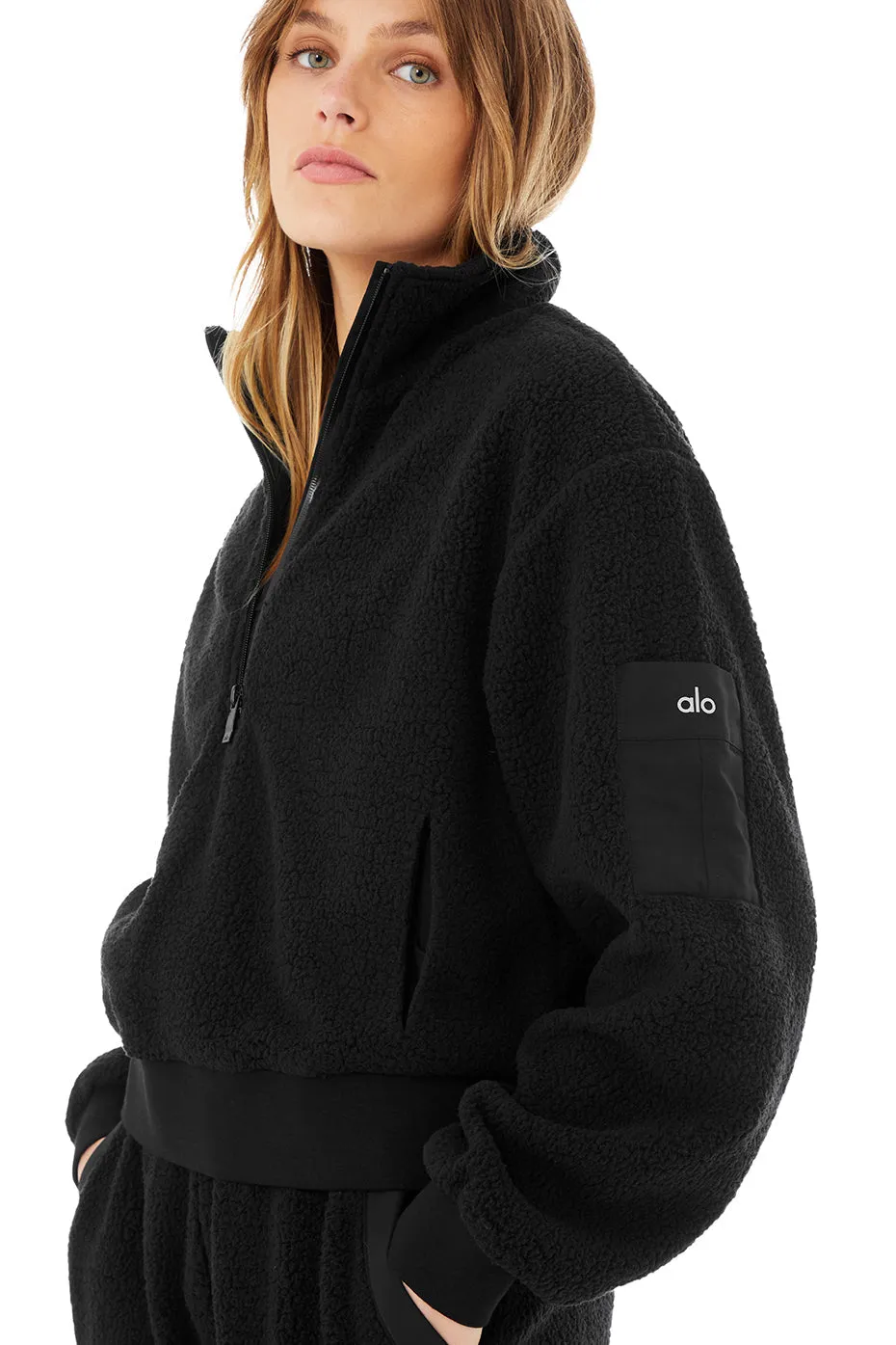 Micro Sherpa Solstice Coverup - Black