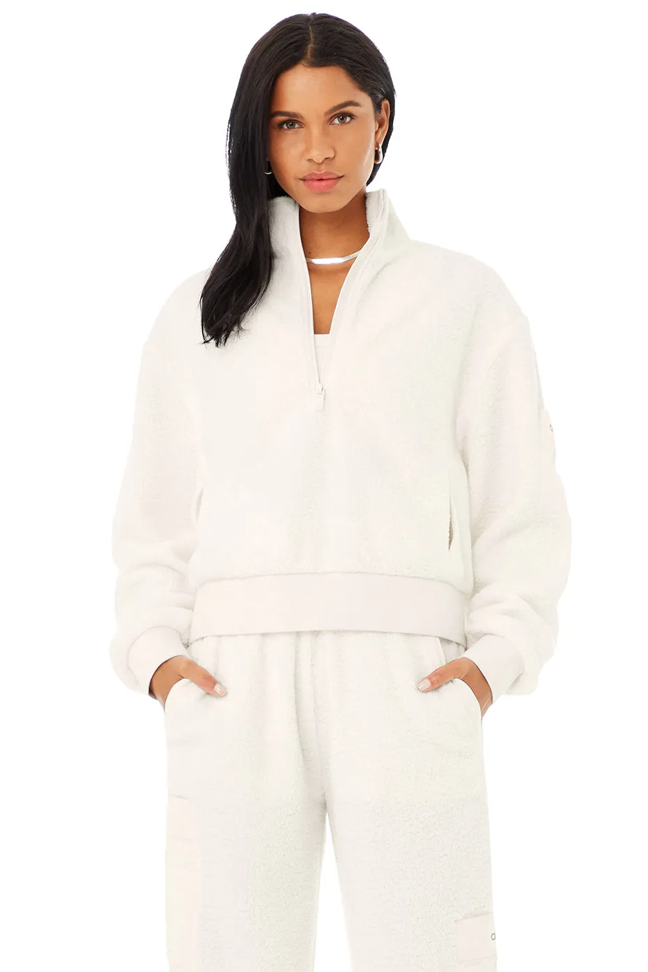 Micro Sherpa Solstice Coverup - Ivory