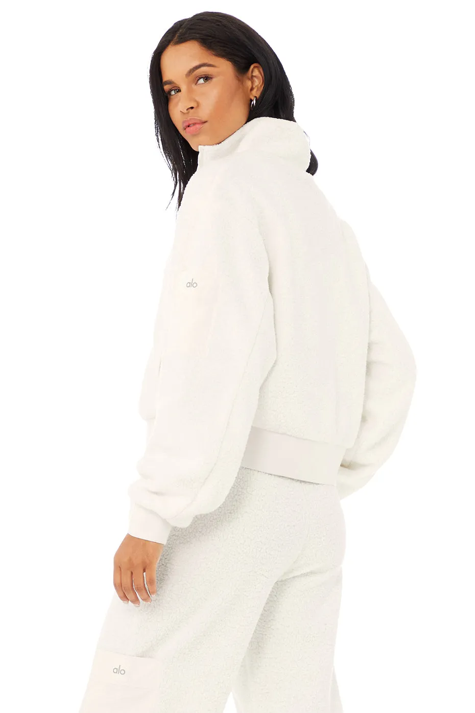 Micro Sherpa Solstice Coverup - Ivory