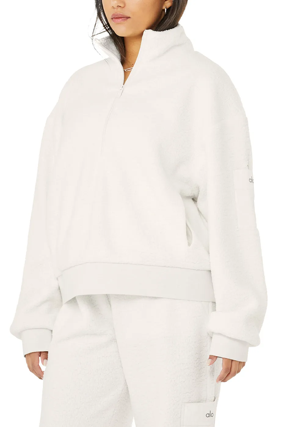 Micro Sherpa Solstice Coverup - Ivory