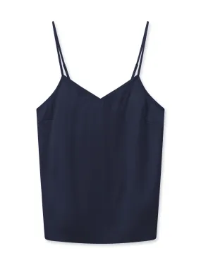 MMDitte Silk Singlet Salute Navy