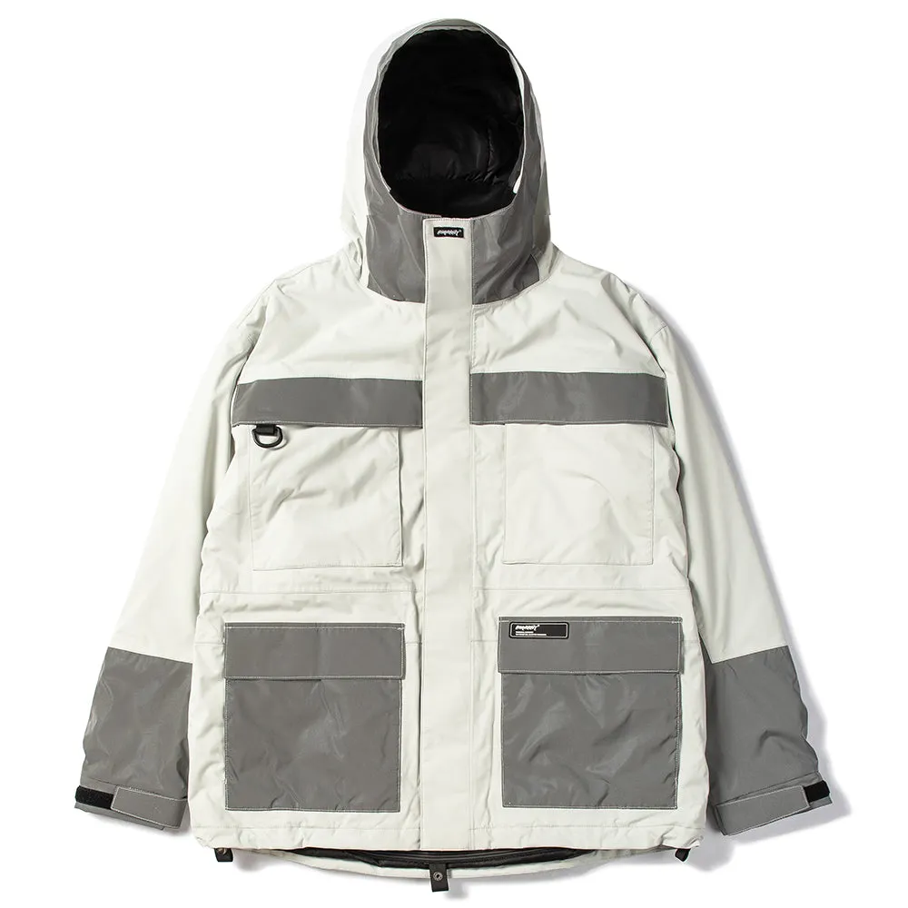 MOUNTAIN POW JACKET LIGHT GRAY