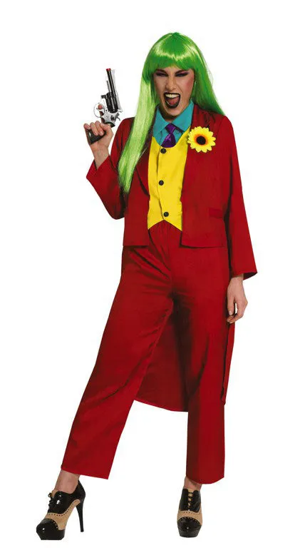 Mrs Smile Joker Costume Ladies