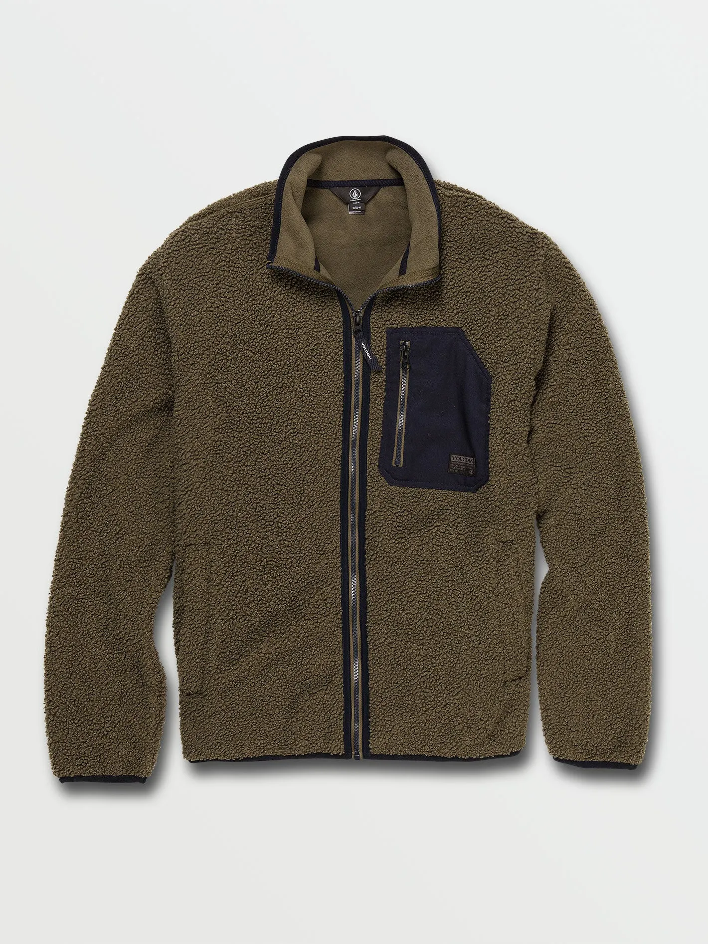 Muzzer Fuzzar Zip Hoodie - Military