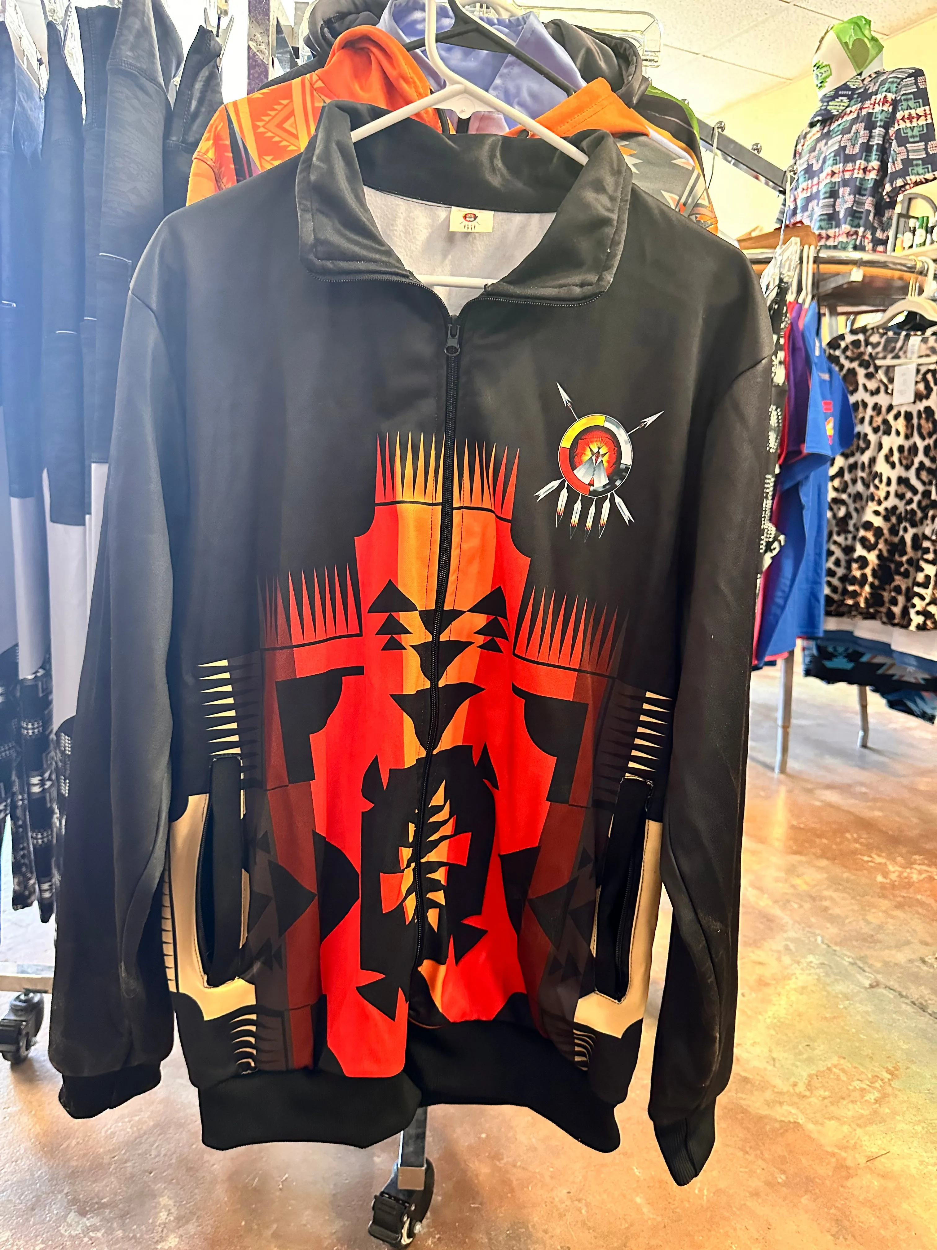 Native Print Hoodies