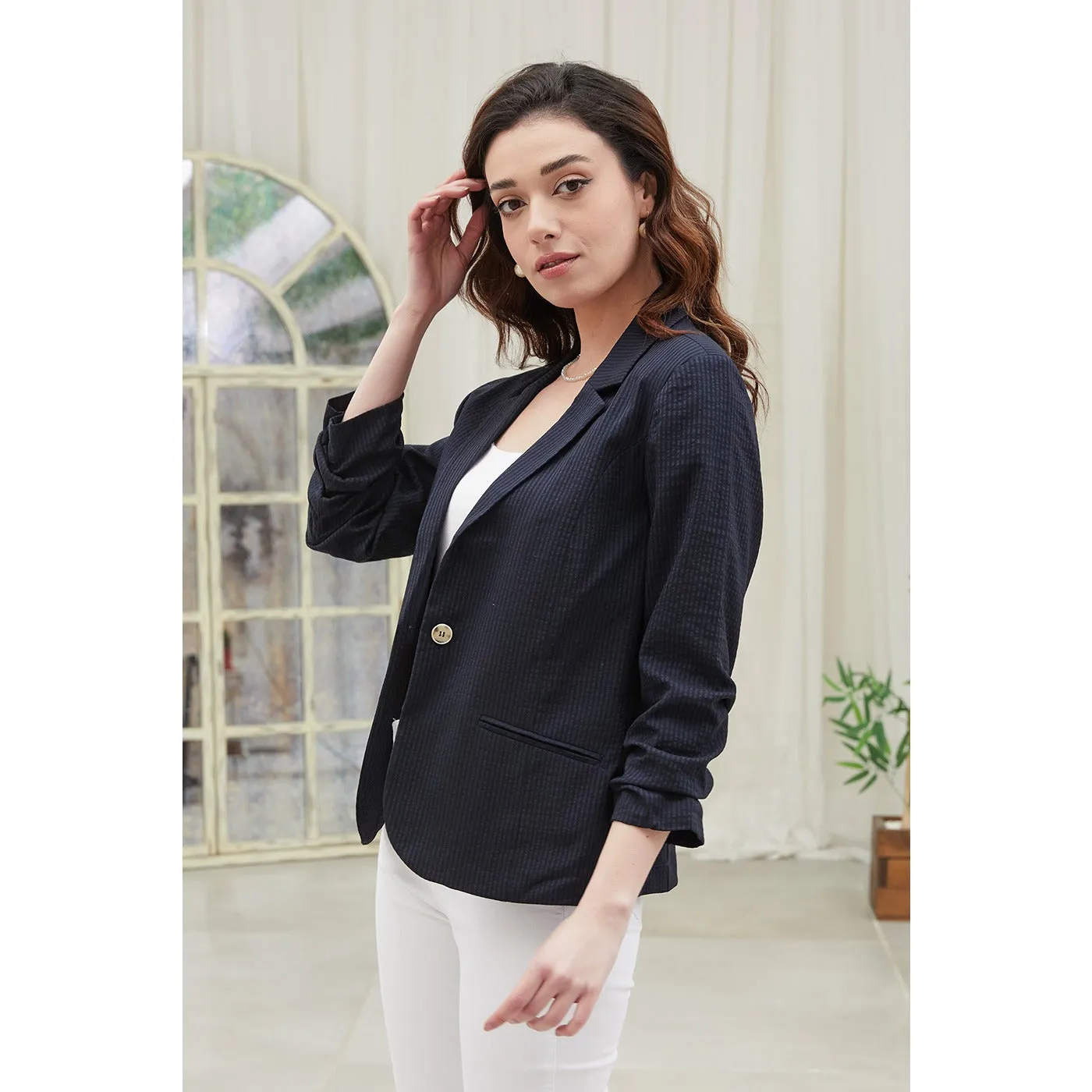 Navy Blazer Jacket