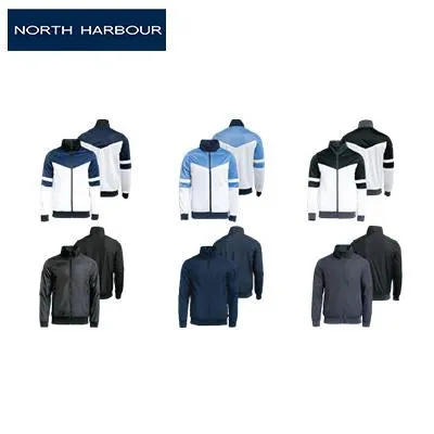 North Harbour Unisex Flipit Reversible Front Zip Jacket