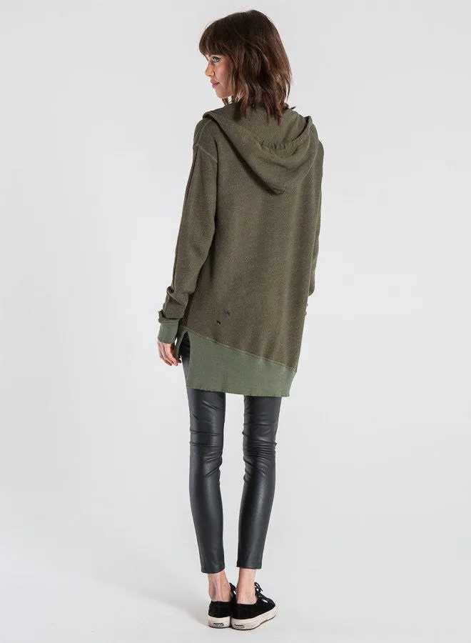 n:Philanthropy - Barrie Pullover Hoodie Sweatshirt in Moss