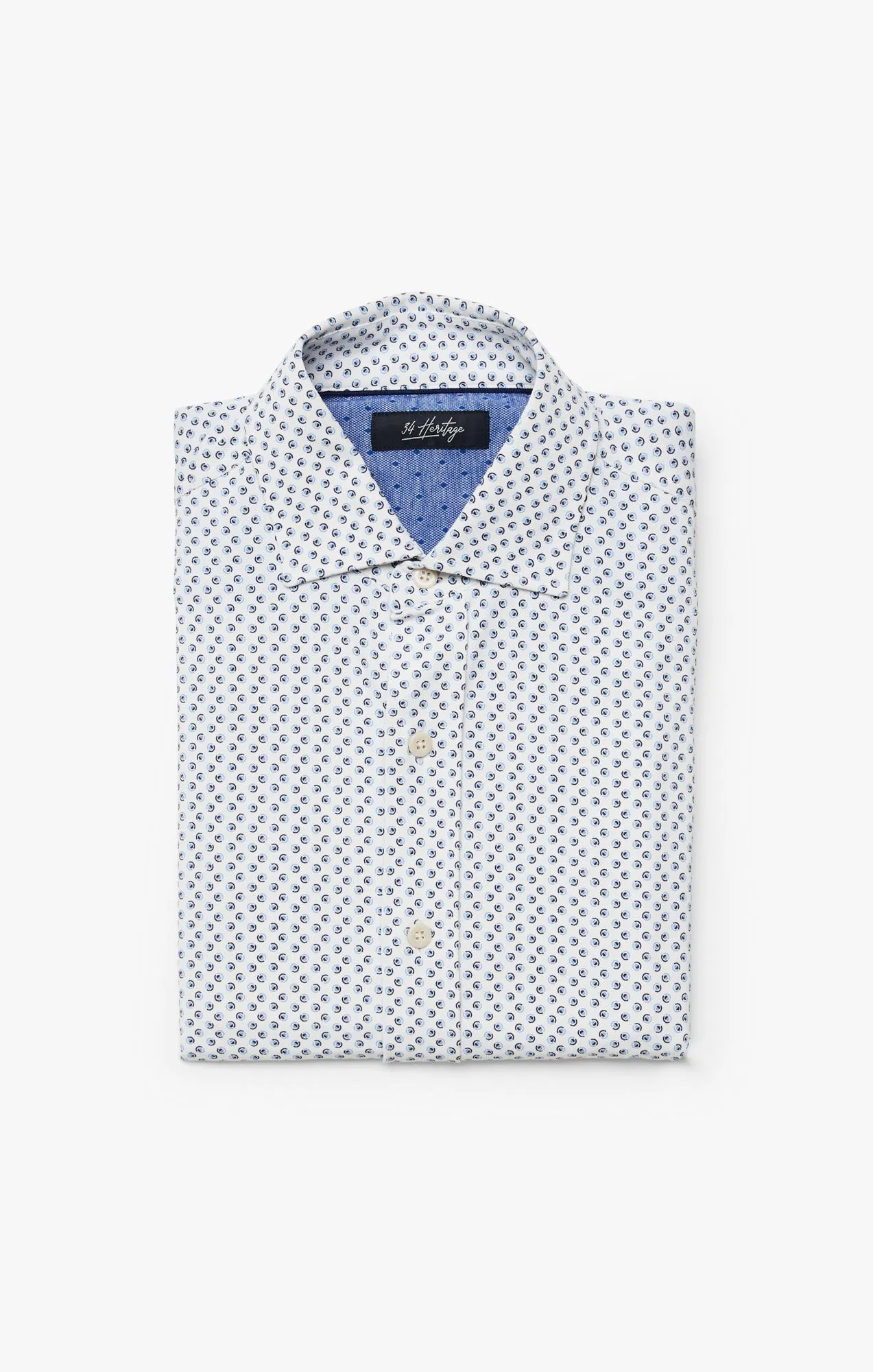 Ocean Dot Tech Shirt In White