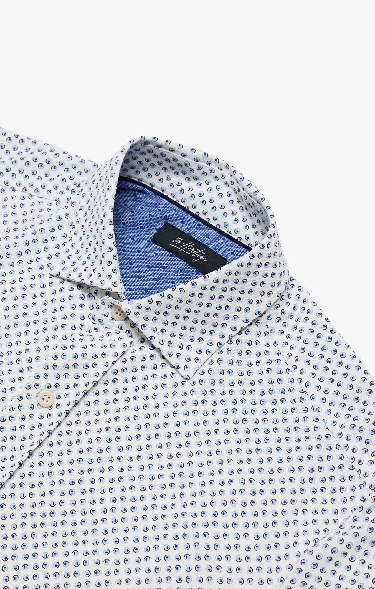 Ocean Dot Tech Shirt In White