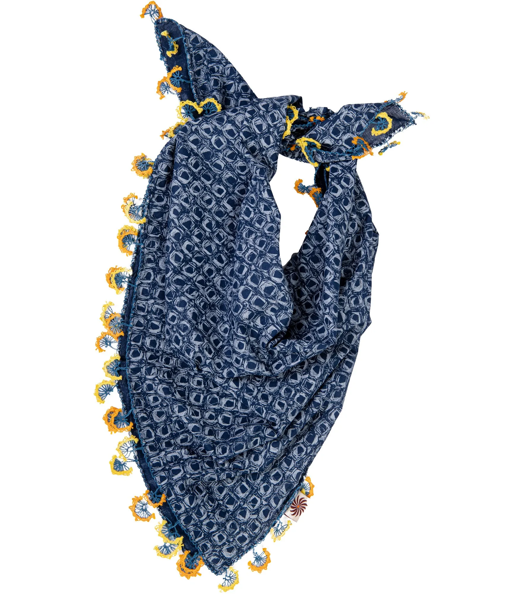 Ocean Tatted Scarf