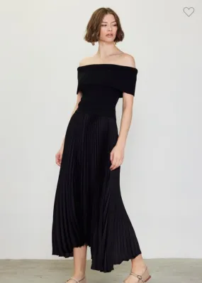 Onyx Off The Shoulder Dress