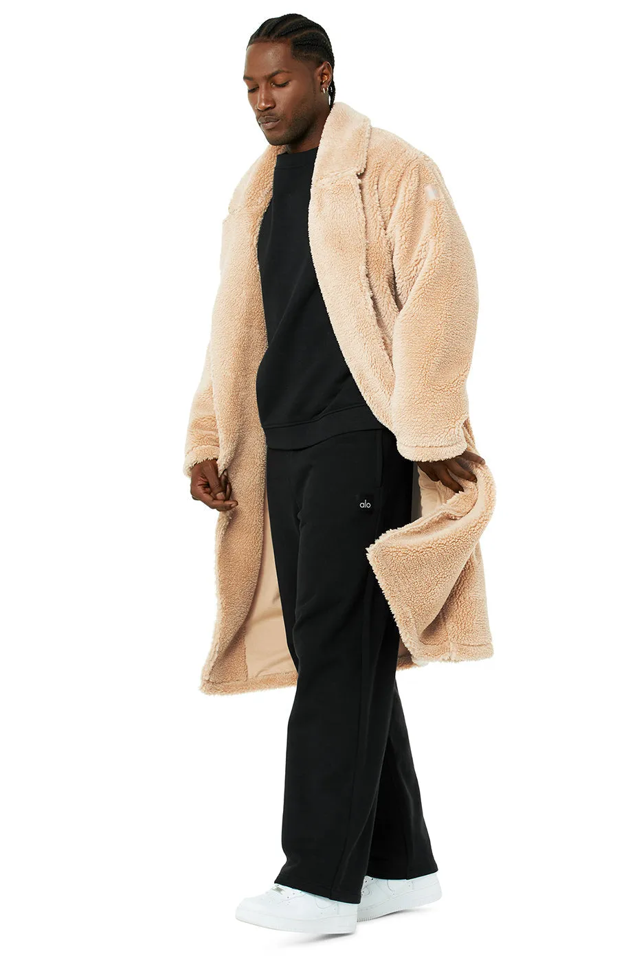 Oversized Sherpa Trench - Camel