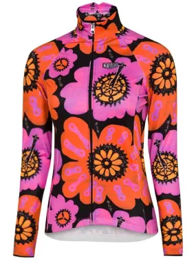 Pedal Flower Windproof Cycling Jacket　防風ウィンタージャケット