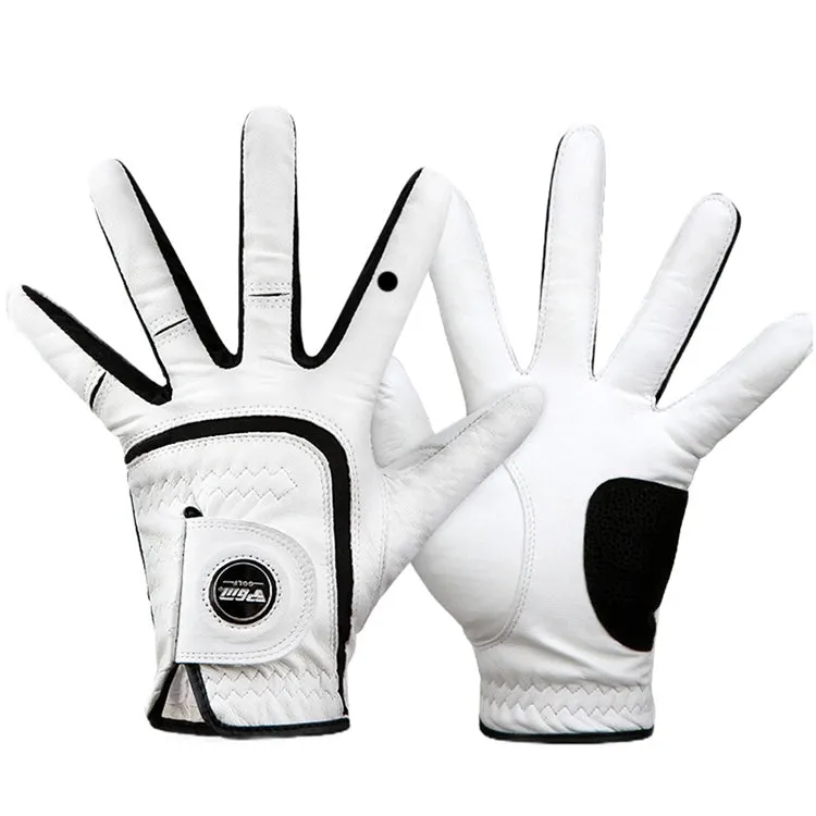 PGM Golf Sheepskin Breathable Non-slip Single Gloves for Men (Color:Right Hand Size:22)