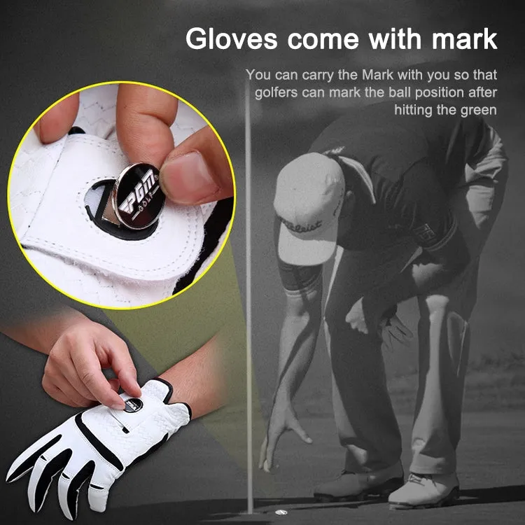 PGM Golf Sheepskin Breathable Non-slip Single Gloves for Men (Color:Right Hand Size:22)